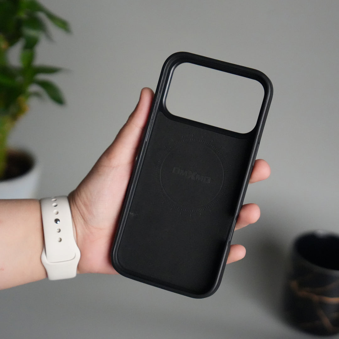 iPhone 17 Pro Premium PU Leather Kickstand Case | Luxury Shockproof Protective Back Cover