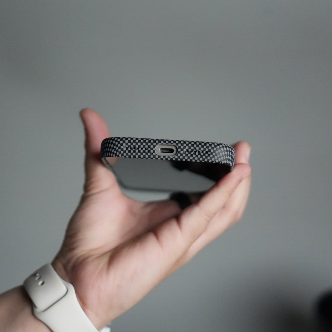 iPhone 17 Pro Premium Pattern Back Case with Metal Kickstand | Slim Shockproof Protective Cover