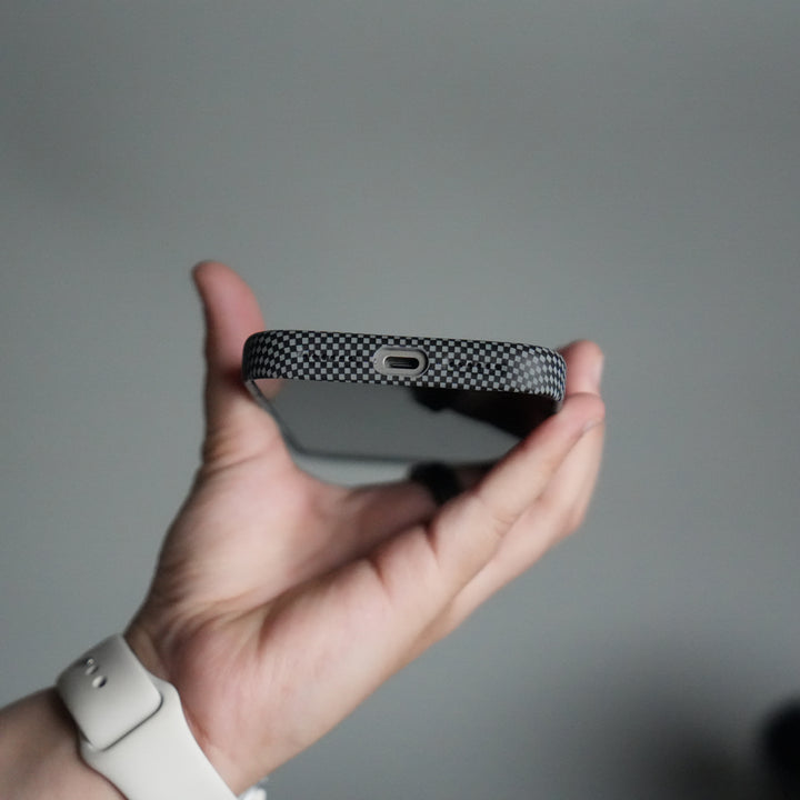 iPhone 17 Pro Premium Pattern Back Case with Metal Kickstand | Slim Shockproof Protective Cover