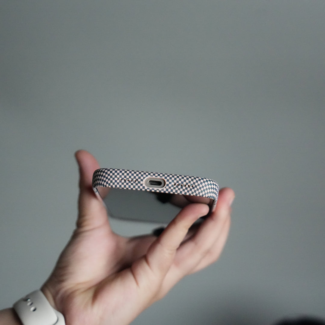 iPhone 17 Pro Premium Pattern Back Case with Metal Kickstand | Slim Shockproof Protective Cover