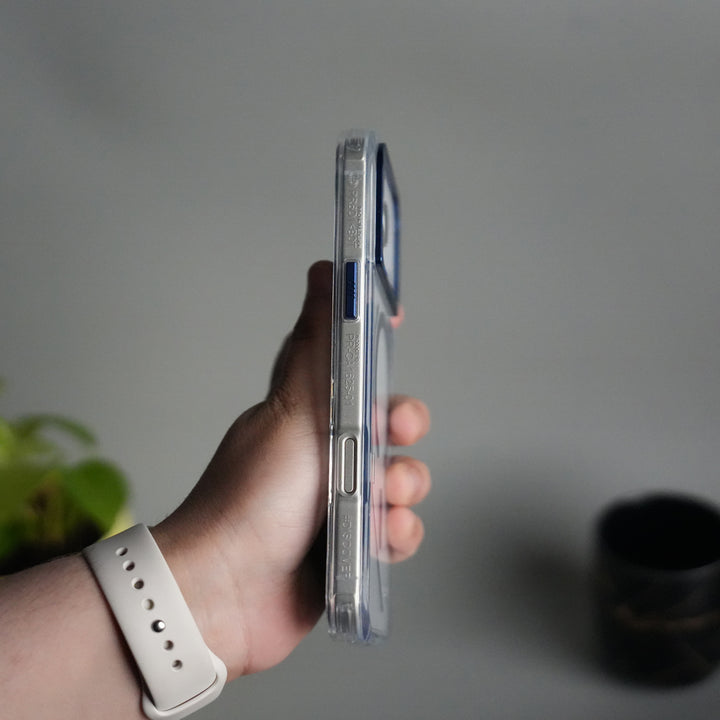 iPhone 17 Pro TechLine Transparent MagSafe Case with Metal Camera Bump Back Cover