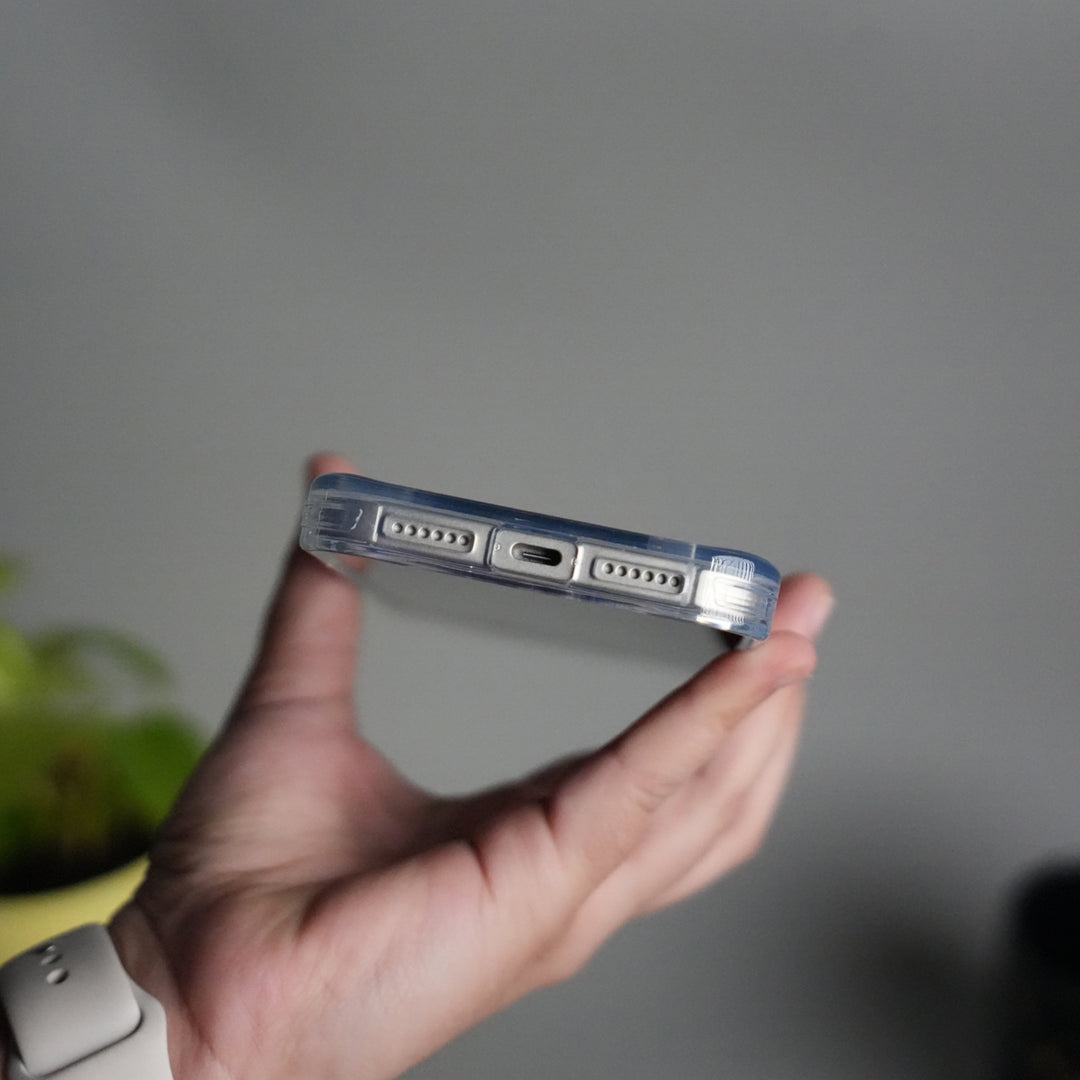 iPhone 17 Pro TechLine Transparent MagSafe Case with Metal Camera Bump Back Cover