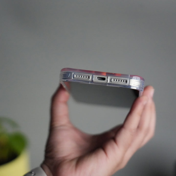 iPhone 17 Pro TechLine Transparent MagSafe Case with Metal Camera Bump Back Cover