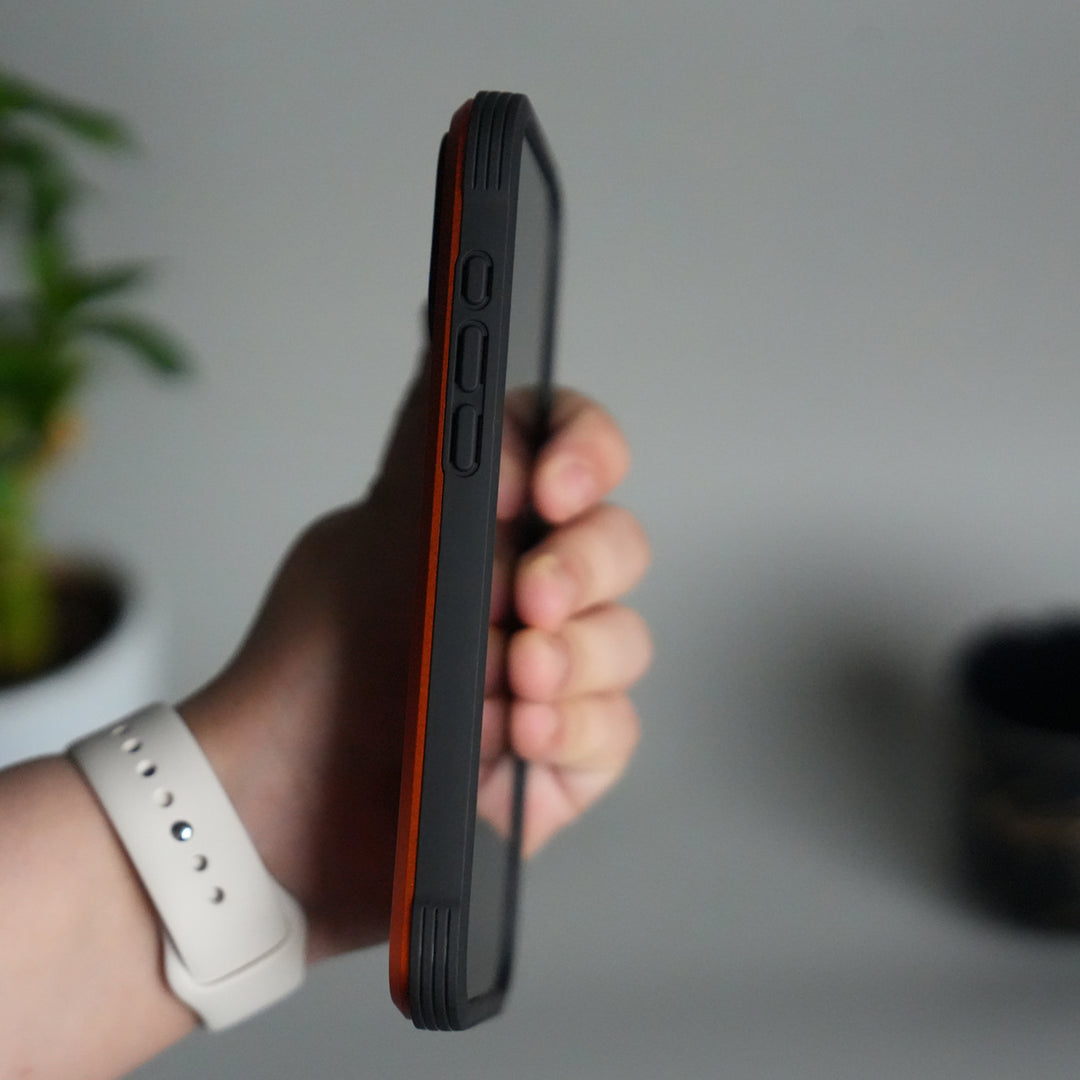 iPhone 17 Pro Transparent MagSafe Bumper Case | Metal Frame Shockproof Cover | Slim Crystal Clear Back