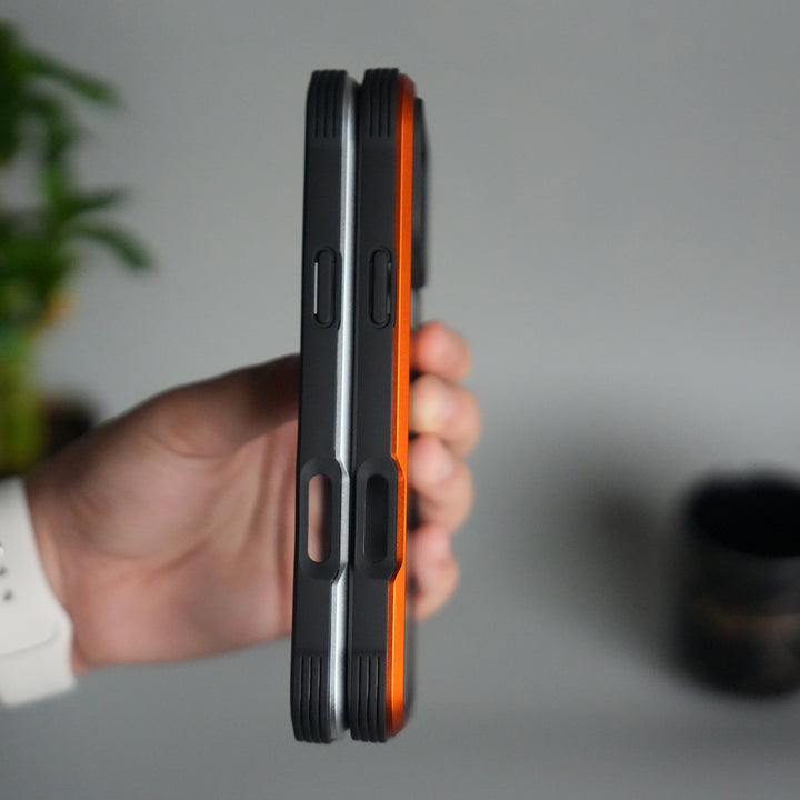 iPhone 17 Pro Transparent MagSafe Bumper Case | Metal Frame Shockproof Cover | Slim Crystal Clear Back