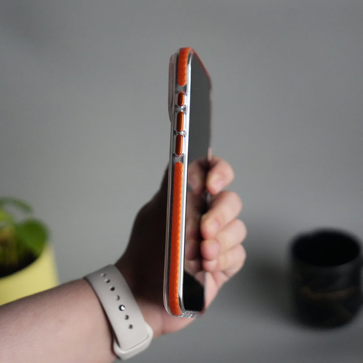 iPhone 17 Pro Transparent MagSafe Suitcase Design Case Back Cover