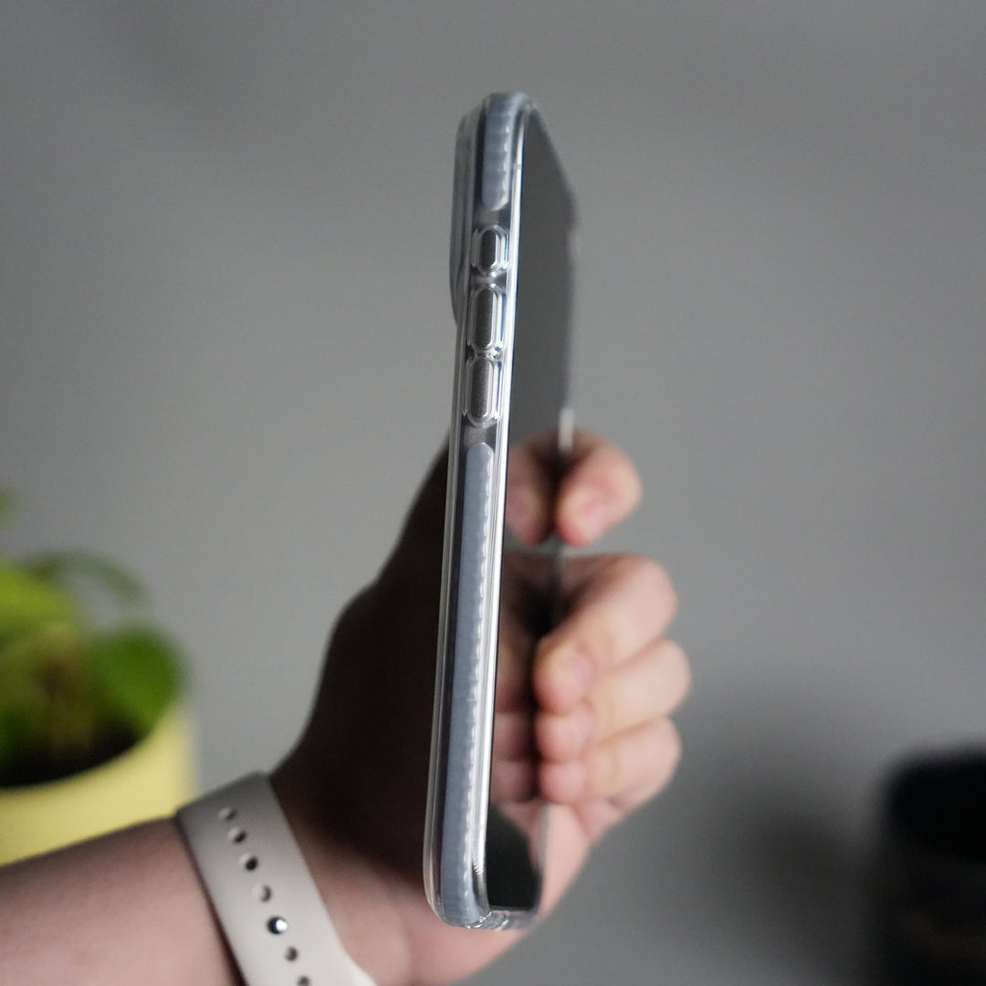 iPhone 17 Pro Transparent MagSafe Suitcase Design Case Back Cover