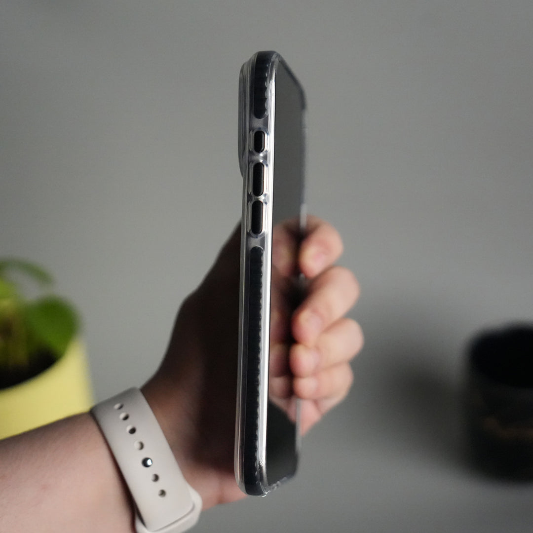 iPhone 17 Pro Transparent MagSafe Suitcase Design Case Back Cover