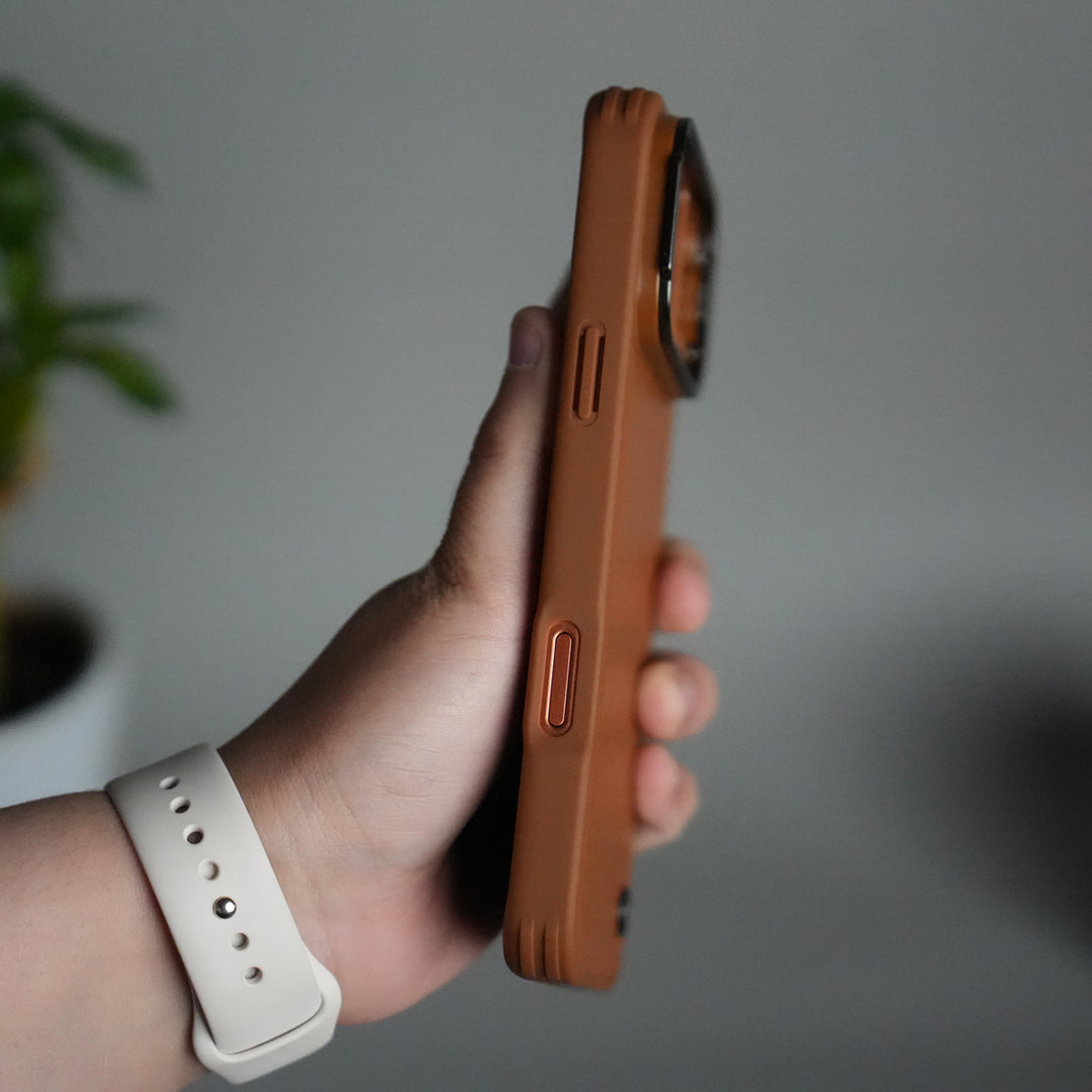 iPhone 17 Series Camera Protector Case | Sliding Metal Lens Cover | Shockproof Back Cover with Built-In Kickstand