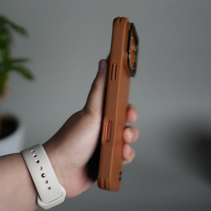 iPhone 17 Series Camera Protector Case | Sliding Metal Lens Cover | Shockproof Back Cover with Built-In Kickstand