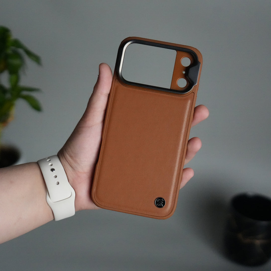 iPhone 17 Series Camera Protector Case | Sliding Metal Lens Cover | Shockproof Back Cover with Built-In Kickstand