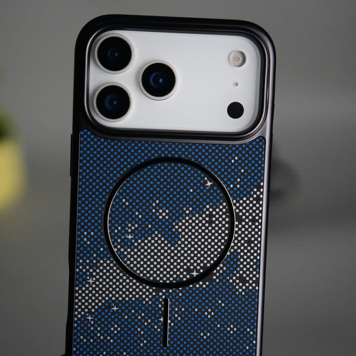 iPhone 17 Series Carbon Design Mag Ring Case Slim Protective Cover