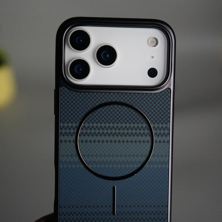 iPhone 17 Series Carbon Design Mag Ring Case Slim Protective Cover
