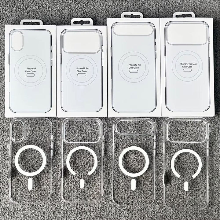 iPhone 17 Series Clear PC Magnetic Phone Case