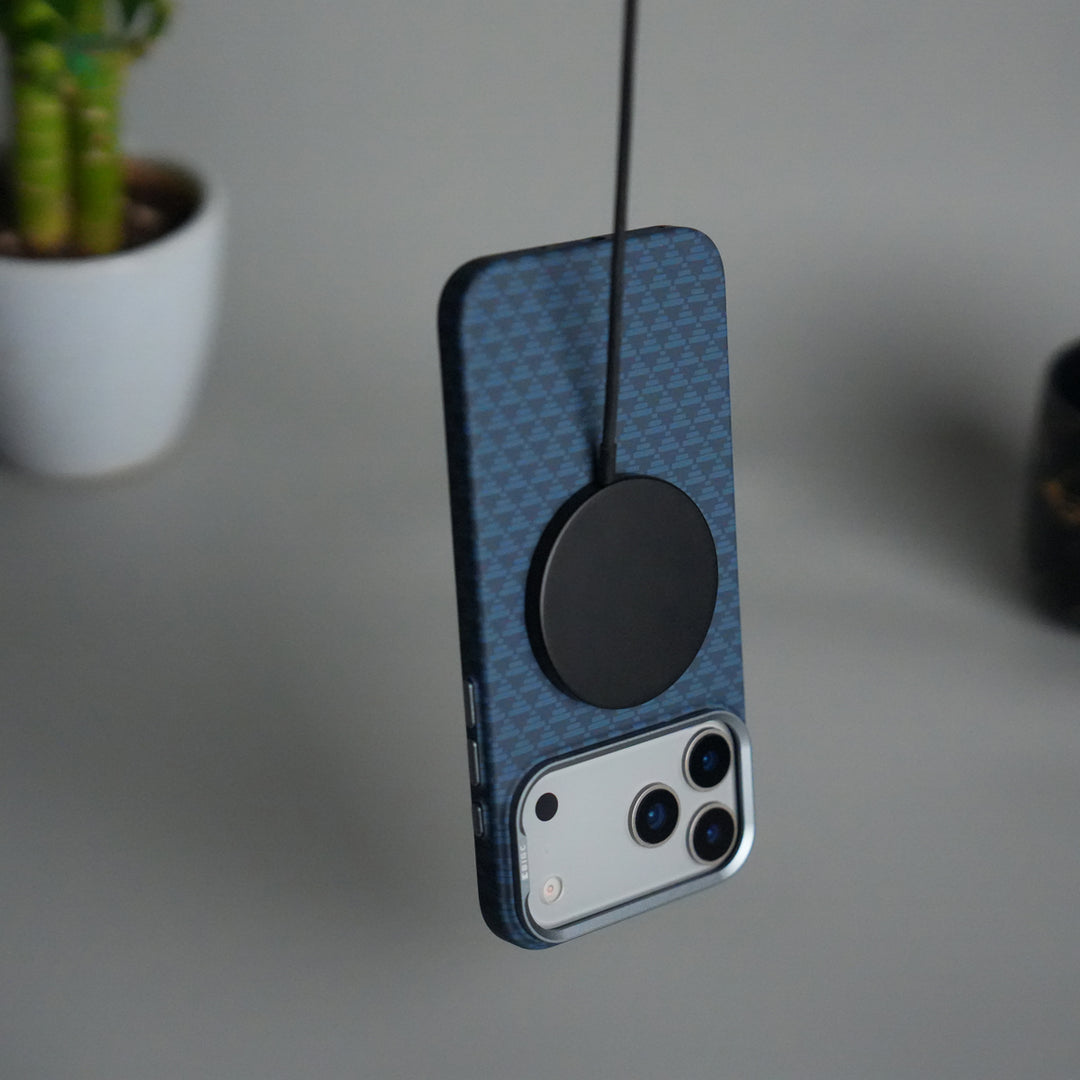 iPhone 17 Series Houndstooth Pattern Case | Slim Hard Back Cover | Matte Finish Protective Case with MagSafe