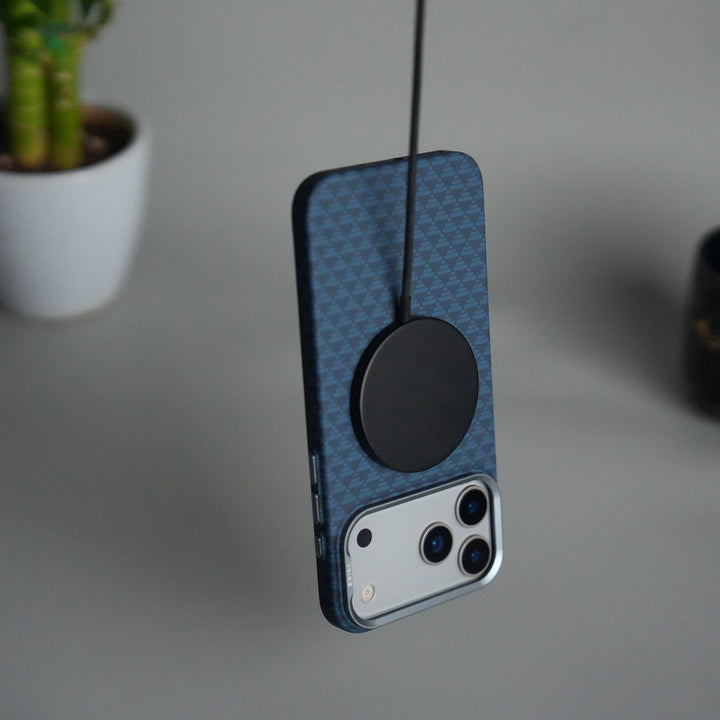 iPhone 17 Series Houndstooth Pattern Case | Slim Hard Back Cover | Matte Finish Protective Case with MagSafe