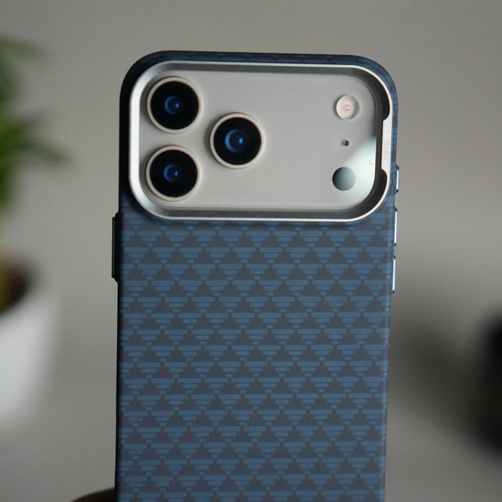 iPhone 17 Series Houndstooth Pattern Case | Slim Hard Back Cover | Matte Finish Protective Case with MagSafe