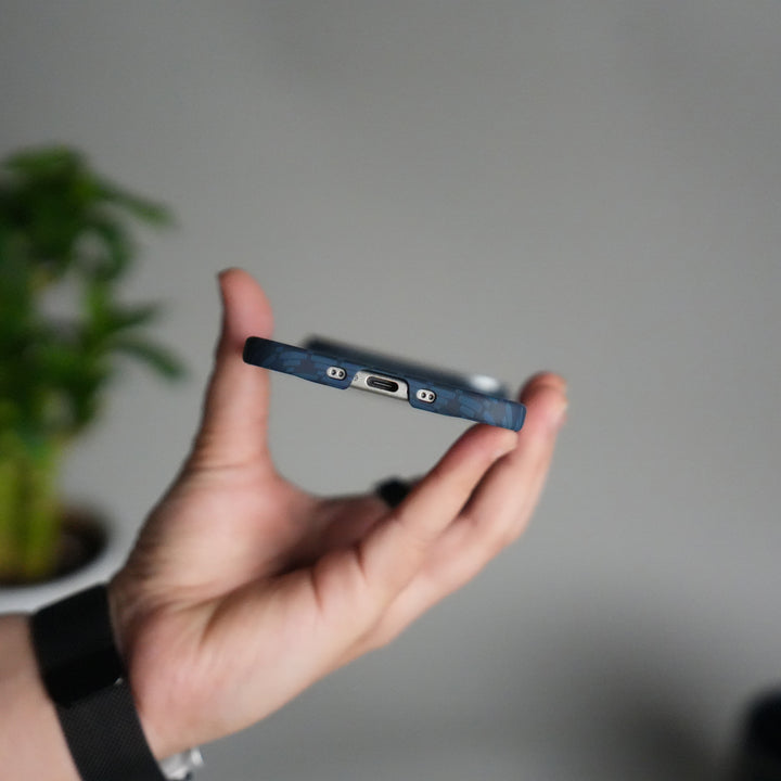 iPhone 17 Series Houndstooth Pattern Case | Slim Hard Back Cover | Matte Finish Protective Case with MagSafe