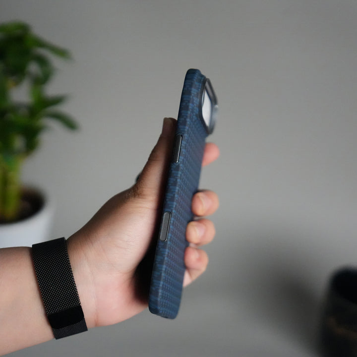 iPhone 17 Series Houndstooth Pattern Case | Slim Hard Back Cover | Matte Finish Protective Case with MagSafe