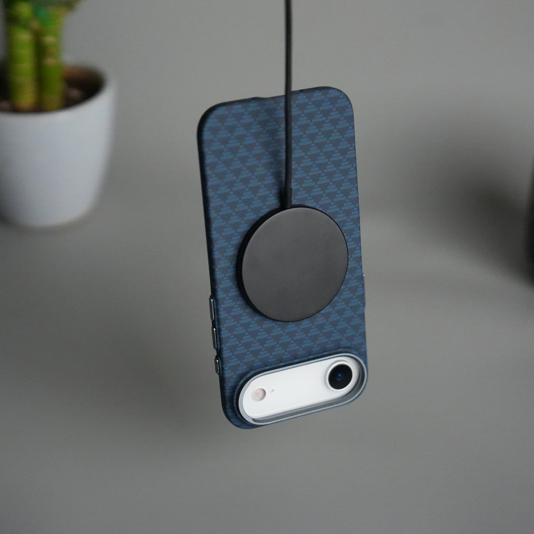 iPhone 17 Series Houndstooth Pattern Case | Slim Hard Back Cover | Matte Finish Protective Case with MagSafe