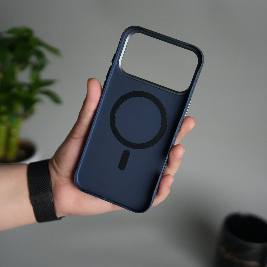 iPhone 17 Series Houndstooth Pattern Case | Slim Hard Back Cover | Matte Finish Protective Case with MagSafe