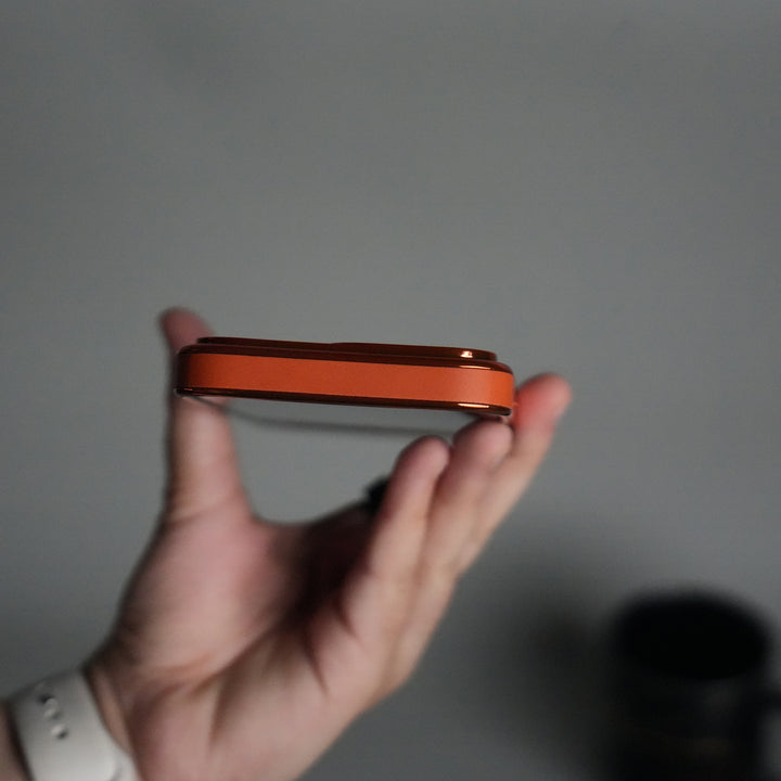 iPhone 17 Series Leather Case | Orange