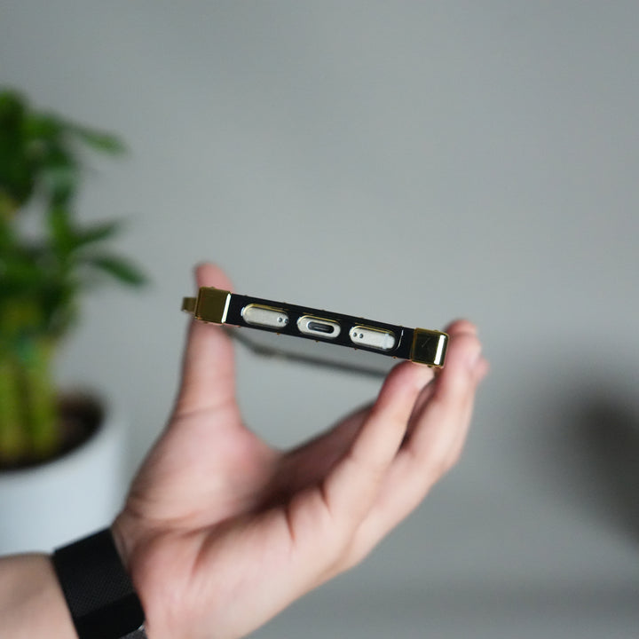 iPhone 17 Series Luxury Branded Trunk Case Cover With Chain