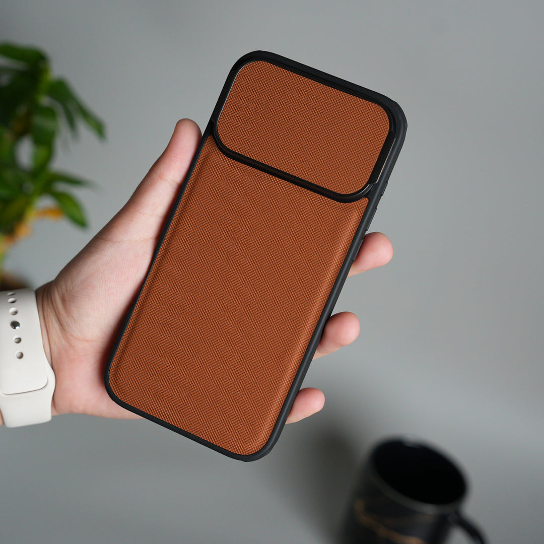 iPhone 17 Series Metal Camera Cap Stand Case Cover