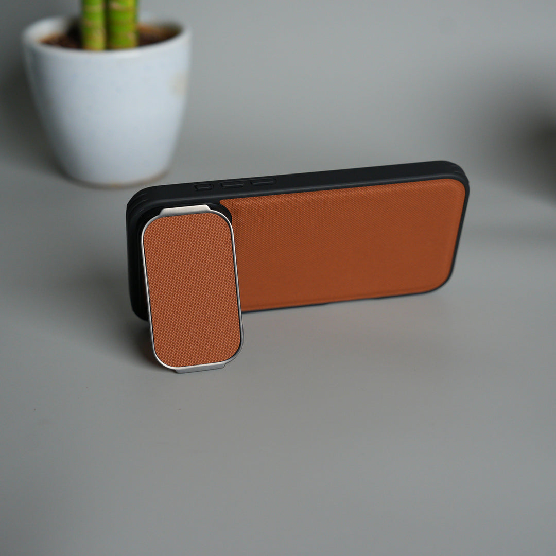 iPhone 17 Series Metal Camera Cap Stand Case Cover