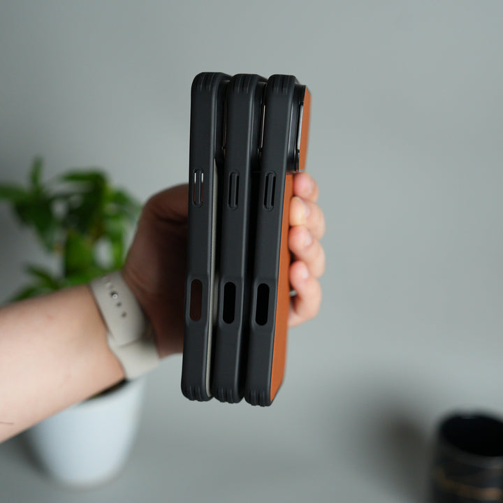 iPhone 17 Series Metal Camera Cap Stand Case Cover