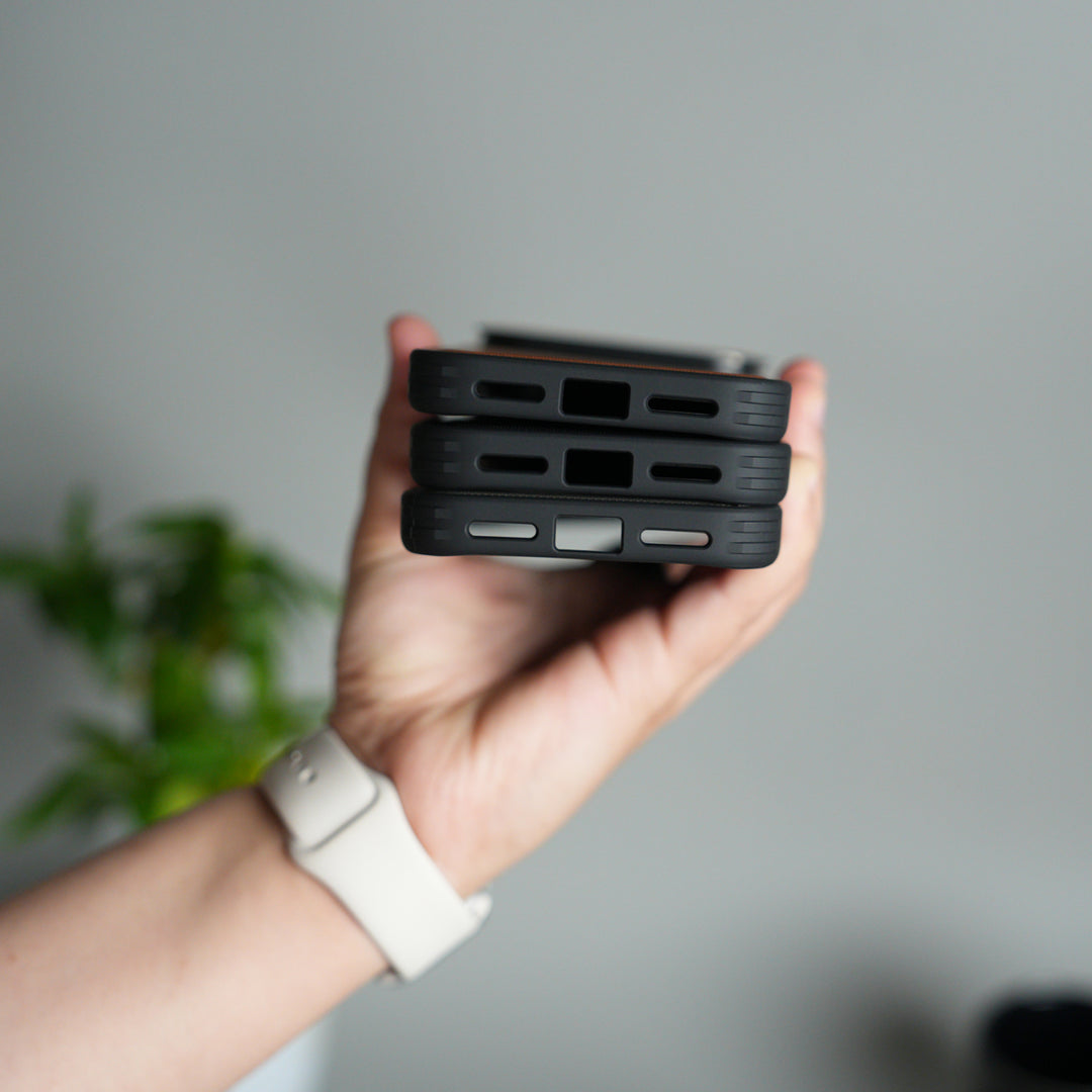 iPhone 17 Series Metal Camera Cap Stand Case Cover