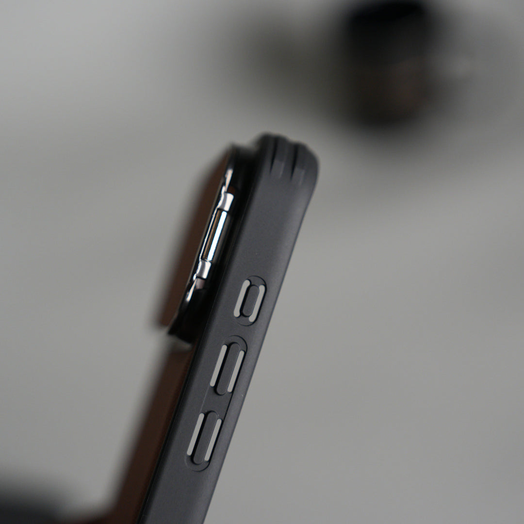 iPhone 17 Series Metal Camera Cap Stand Case Cover