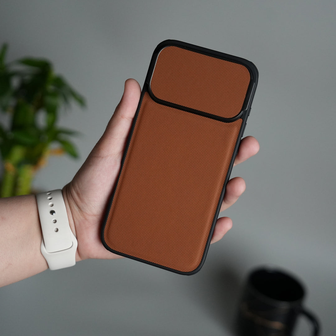 iPhone 17 Series Metal Camera Cap Stand Case Cover