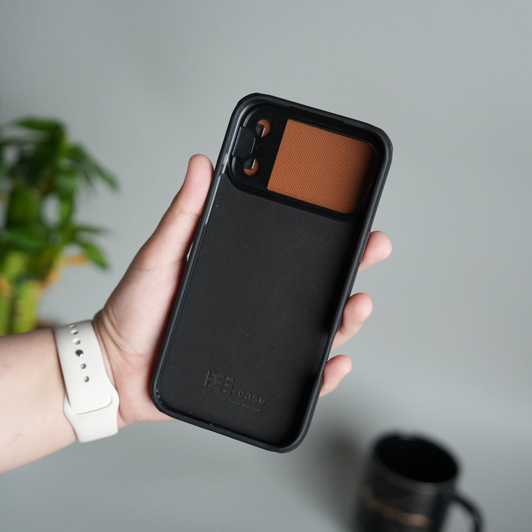 iPhone 17 Series Metal Camera Cap Stand Case Cover