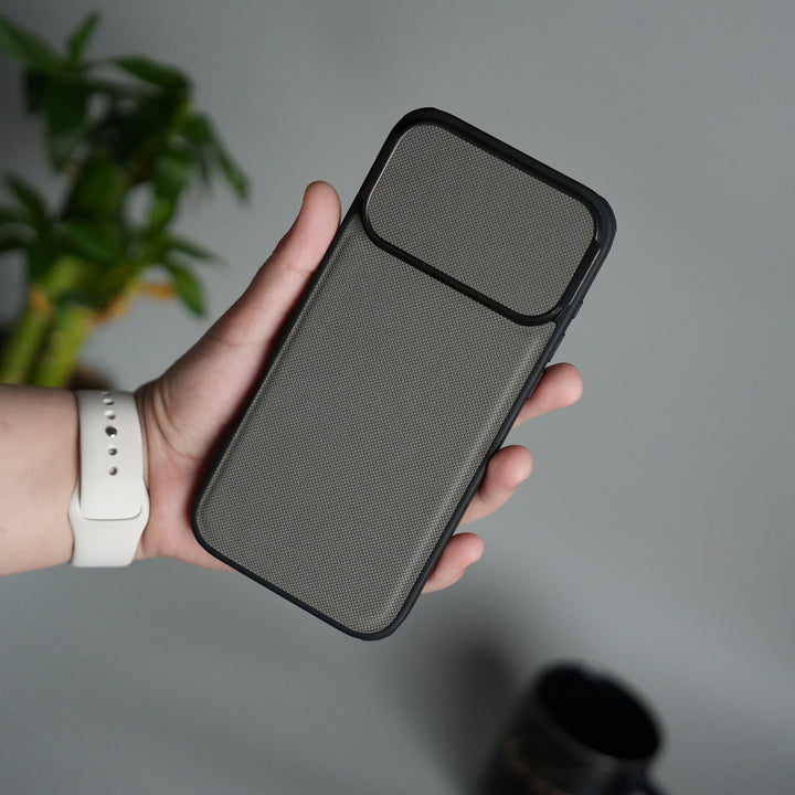 iPhone 17 Series Metal Camera Cap Stand Case Cover