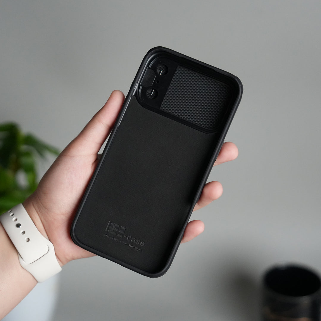 iPhone 17 Series Metal Camera Cap Stand Case Cover