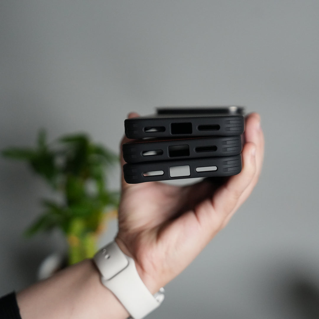 iPhone 17 Series Metal Camera Cap Stand Case Cover