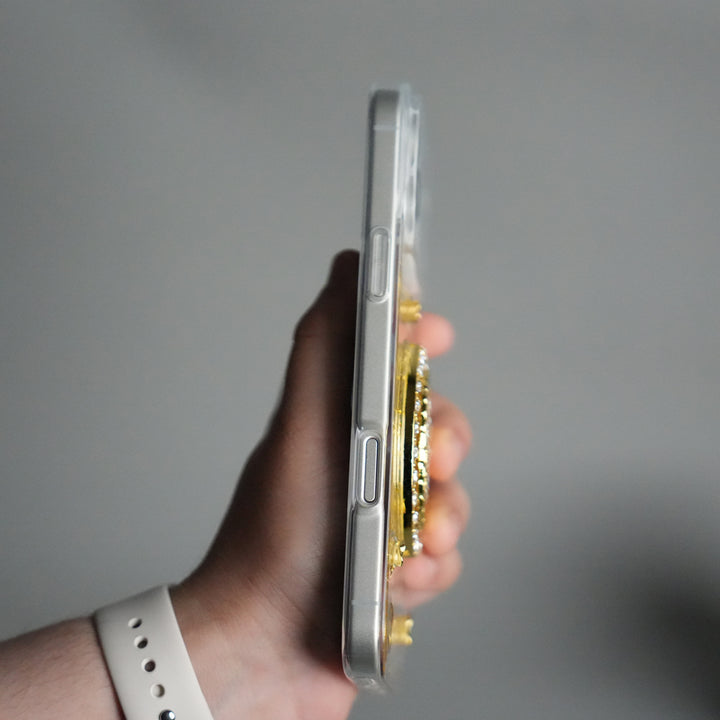 iPhone 17 Series Premium Rotation Dollar Bracelet Wristband Chain Phone Case Cover