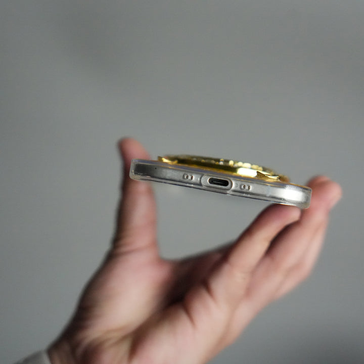 iPhone 17 Series Premium Rotation Dollar Bracelet Wristband Chain Phone Case Cover