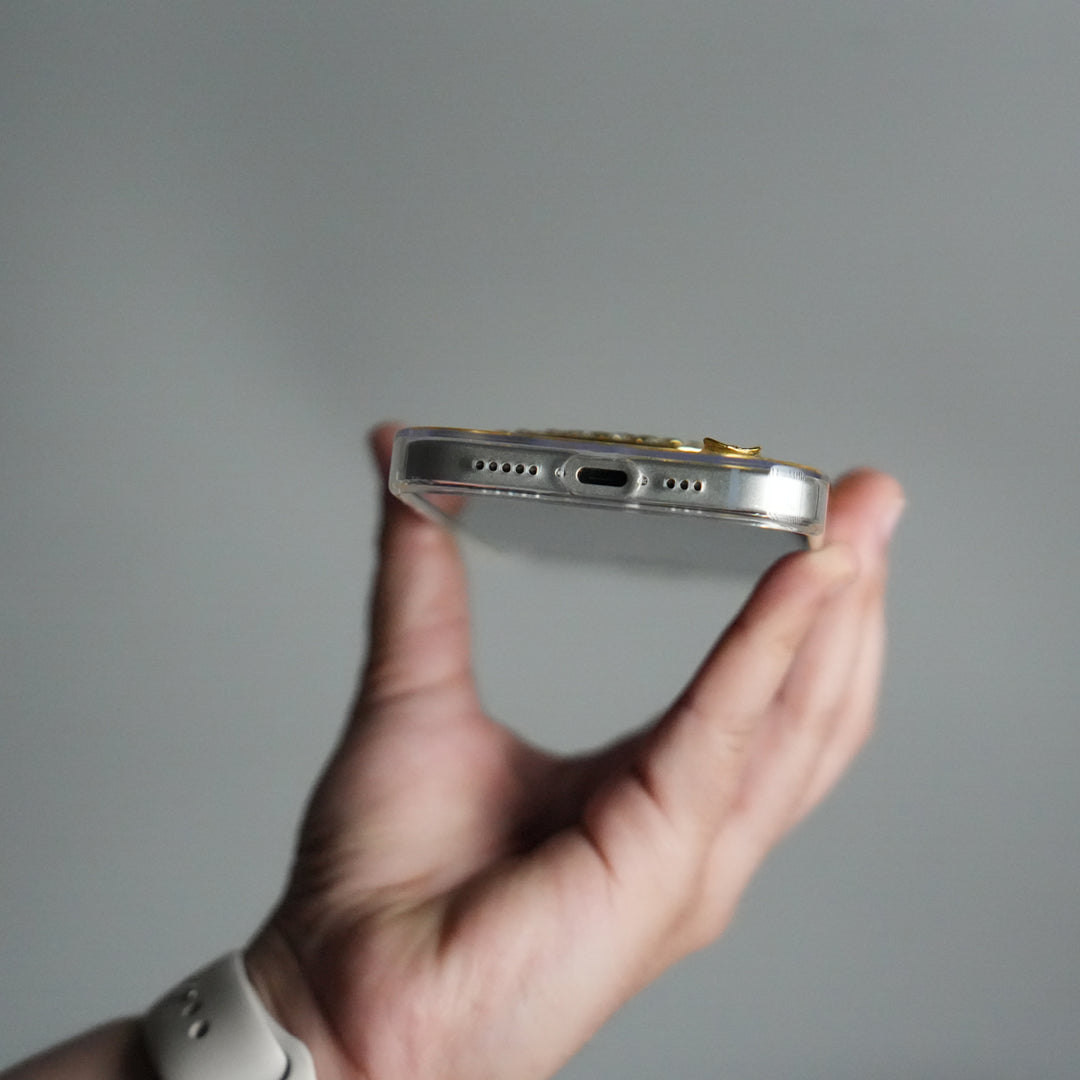 iPhone 17 Series Premium Rotation Dollar Bracelet Wristband Chain Phone Case Cover