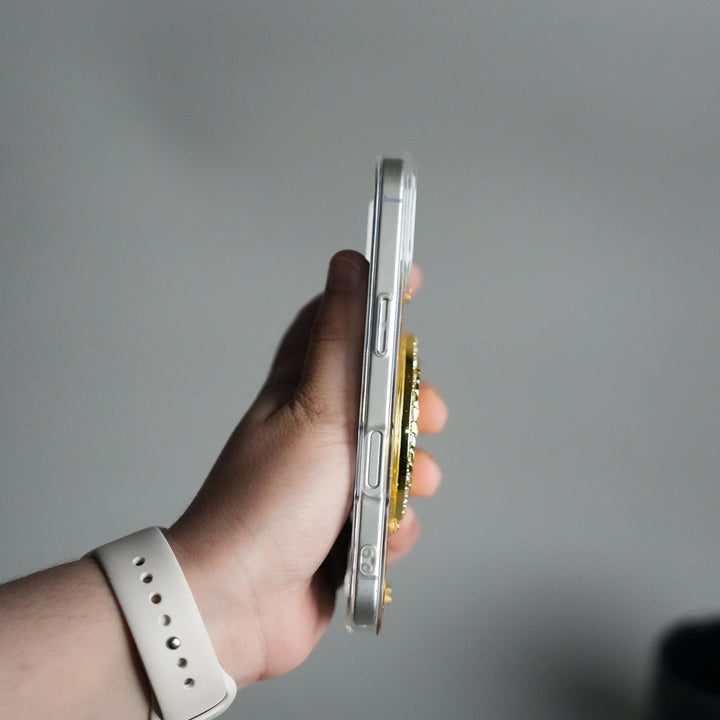 iPhone 17 Series Premium Rotation Dollar Bracelet Wristband Chain Phone Case Cover