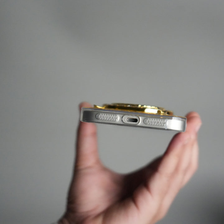 iPhone 17 Series Premium Rotation Dollar Bracelet Wristband Chain Phone Case Cover