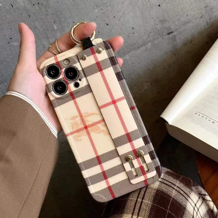 iPhone Luxury Brand BRY Strap Belt Case Cover Brown