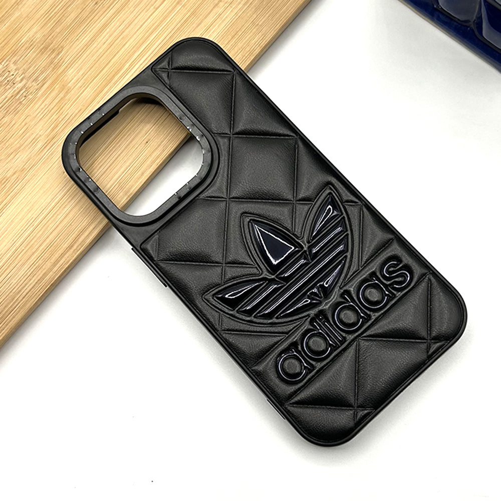 iPhone Luxury Sports Brand Puff PU Leather Case Cover