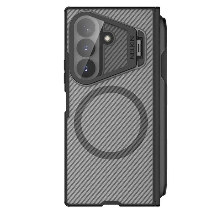 Nillkin Camshield Prop Magnetic Clear version Transparent Lens Guard Edition Pen holder Version Camera protective cover case for Samsung Galaxy Z Fold 8 Ultra (Fold8 Ultra 5G)