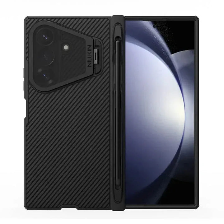 Nillkin Camshield Prop Magnetic Transparent Lens Guard Edition Pen holder Version Camera protective cover case for Samsung Galaxy Z Fold 8 Ultra (Fold8 Ultra 5G)