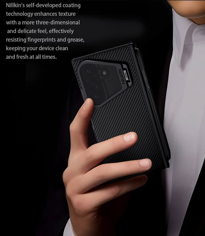 Nillkin Camshield Prop Magnetic Transparent Lens Guard Edition Pen holder Version Camera protective cover case for Samsung Galaxy Z Fold 8 Ultra (Fold8 Ultra 5G)