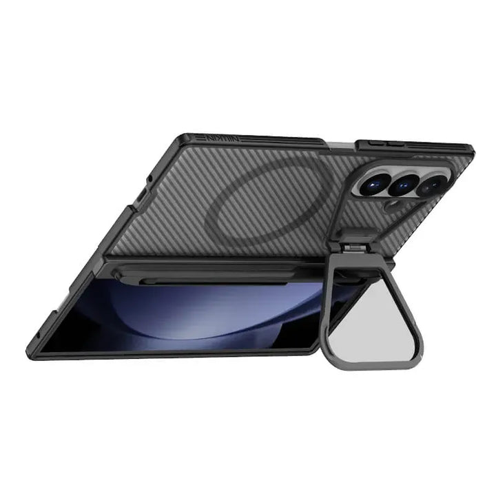 Nillkin Camshield Prop Magnetic Clear version Transparent Lens Guard Edition Pen holder Version Camera protective cover case for Samsung Galaxy Z Fold 8 Ultra (Fold8 Ultra 5G)
