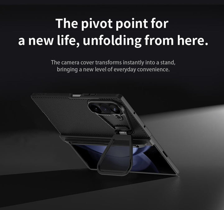 Nillkin Camshield Prop Magnetic Transparent Lens Guard Edition Pen holder Version Camera protective cover case for Samsung Galaxy Z Fold 8 Ultra (Fold8 Ultra 5G)
