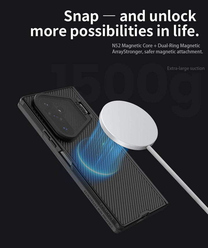 Nillkin Camshield Prop Magnetic Transparent Lens Guard Edition Camera protective cover case for Samsung Galaxy Z Fold 8 Ultra (Fold8 Ultra 5G)